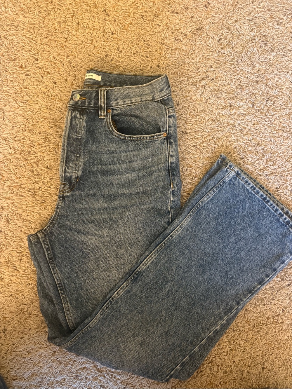 PacSun medium wash bootcut jeans!